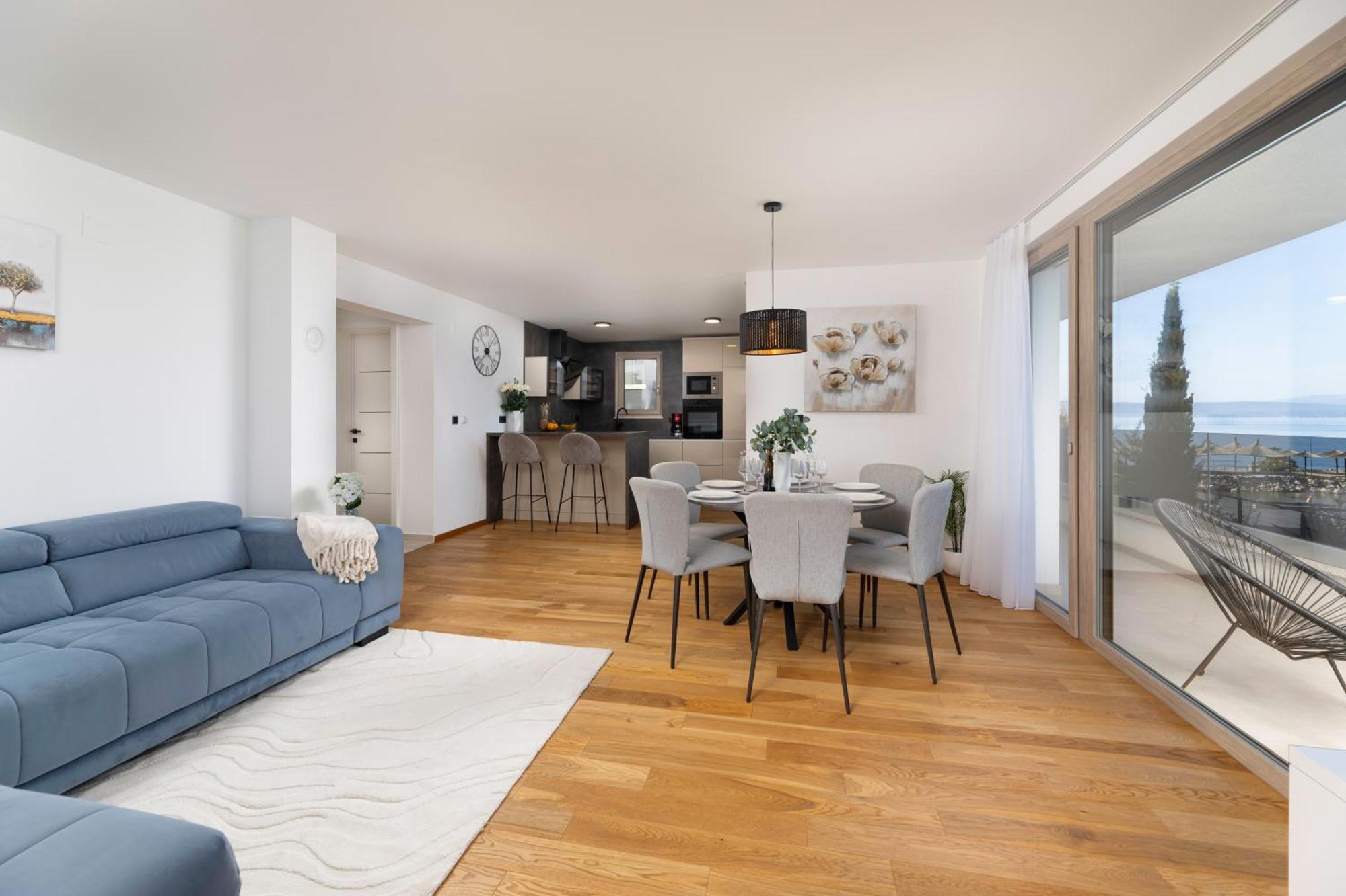 Villa Njivice Apartman Marina Exteriör bild